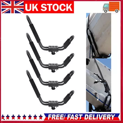 2 Pair Foldable Kayak Car Rack Roof Top Mount 68KG 150LBS Load Carrier J Bar! • £47.29