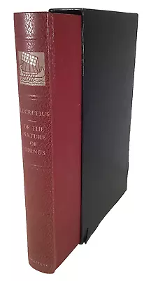 Lucretius: Of The Nature Of Things 1957 Heritage Club Hardcover Slipcase • $30