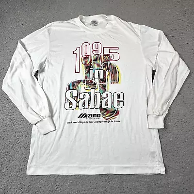 1995 In Sabae Mizuno World Gymnastics Championship T Shirt Single Stitch Vintage • $29.90