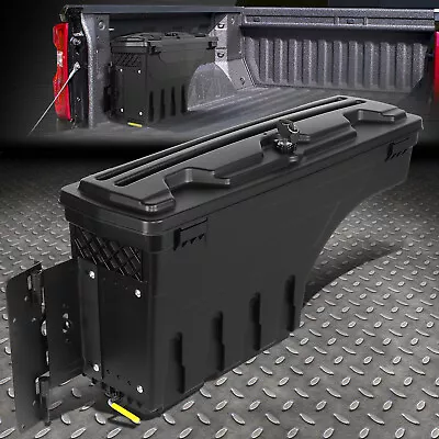 For 05-19 Toyota Tacoma Truck Bed Wheel Well Lockable Tool Storeage Box Left • $77.99