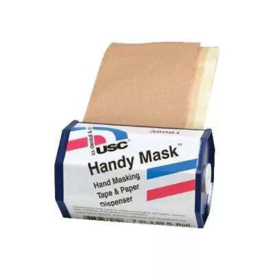 USC 38081 Handy Mask Hand Tape & Paper Dispenser 7 Inch X 65' • $15.17