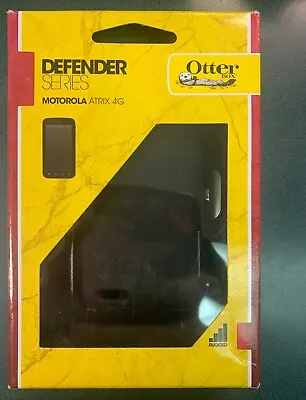 Authentic Otter Box Defender Series For Motorola Atrix 4G Phone Case Black • $9.99