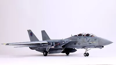 (Custom Built Pre-Order) USN Top Gun F-14A Tomcat 1:48 Pro Built Model • $650