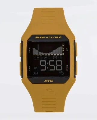 RIP CURL TIDE WATCH RIFLES MIDSIZE DIGITAL Yellow A1124 Boys 35mm New RRP$219.99 • $179.99