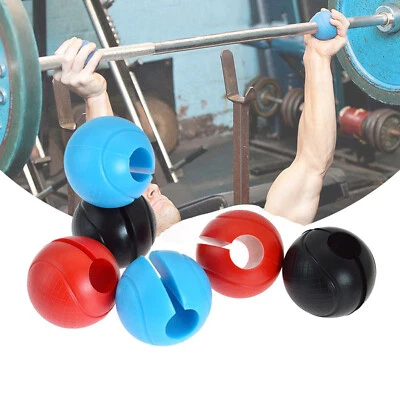 $30.07 • Buy 1Pair Fat Ball Barbell Grips Arm Wrap Bar Muscle Builder Dumbbell Grip Hand