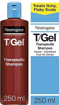 Neutrogena T/Gel Therapeutic Shampoo Itchy Scalp & Dandruff Fresh Rain 250 Ml • £10.06