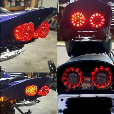 $22.05 • Buy Motorcycle LED Turn Signal Brake Tail Light For Yamaha V Star 250 650 950 1100