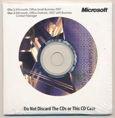 Microsoft Office Professional And Outlook 2007 CD-ROM -- NIP! • $69.74