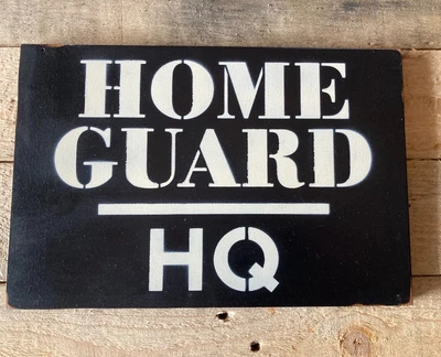 £12 • Buy Home Guard WW2 HQ Homefront Sign