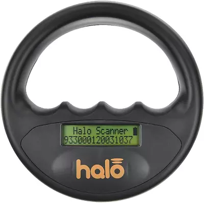 Halo Pet Microchip Reader Scanner Black • $122.99