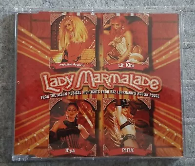 Christina Aguilera/Pink/Mya/Lil’ Kim - Lady Marmalade - CD Single 2001 • £2.50