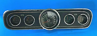 1966 Ford Mustang Black Gauge Dash Cluster Reconditioned Standard 66 #2012 • $516