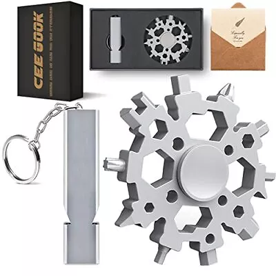 Stocking Stuffers For Men Adults Kids 24in1 Snowflake Multitool Cool Gadgets For • $19.31