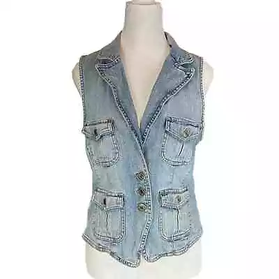 Michael Kors Denim Vest Size Large • $40