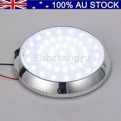 1X 12V 46 LED Car Caravan Interior Light Bright Light Ceiling Round Dome Roof • $13.25