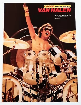 Van Halen Alex Live~original 1982 Poster~vtg Full Page Magazine Pinup Clipping • $16.99