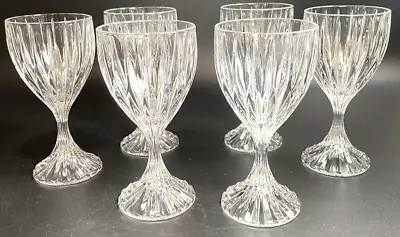 Mikasa Park Lane Crystal Wine Glasses Set Of Six • $75