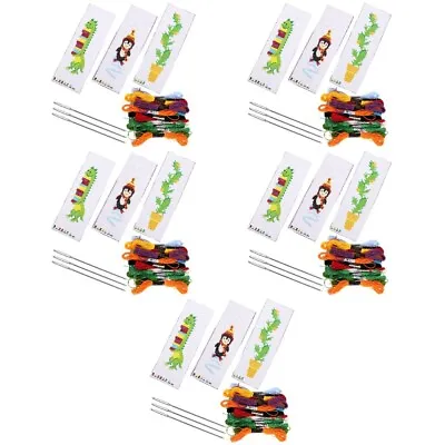 £26.58 • Buy  15 Sets Of Bookmarks Sewing Kits Decorative Embroidery Bookmarks Cross-stitch