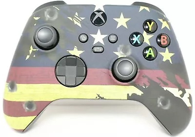 Microsoft Xbox One Series X/S 7 Watts Modded Controller-Soft Touch American Flag • $121.79