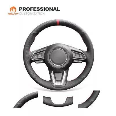 Genuine Leather Car Steering Wheel Cover For Mazda 6 Mazda 3 CX-3 CX-5 CX-9 • $99.99