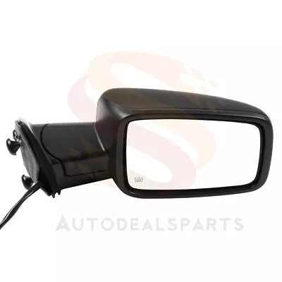 (Right) Side Mirror For 2009-17 Dodge Ram Power Heated Puddle Signal Light Black • $81.45