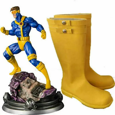 $19.59 • Buy X-Men Cyclops Scott Summers Cosplay Shoes Boots Halloween Cosplay