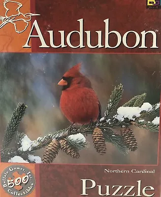 $10 • Buy Audubon Northern Cardinal Puzzle 500 Pc 