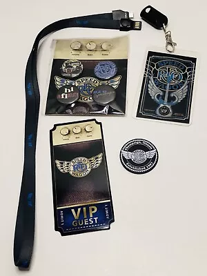 2020 REO Speedwagon VIP Guest Tour Items Pass Coin Button Pack Lanyard W/ Tag • $25