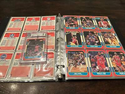 Very Nice COMPLETE 1986-87 Fleer Basketball Set W/Jordan BGS 8 Rookie • $11999.99