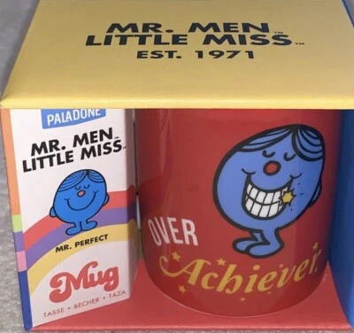 £5.99 • Buy Mr Men Little Miss Mr Perfect Over Achiever Mug Brand New Paladone Ideal Gift