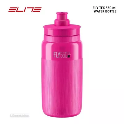 Elite FLY TEX Water Bottle BPA Free : CLEAR PINK FLUO 550 Ml • $9.99