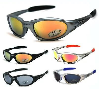 X-Loop Mirror Lens Mens Womens Sport Cycling Running Ski Driving Sunglasses • £17.44