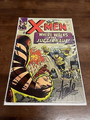 Marvel Comics X-Men 13 (1965) - 2nd App Juggernaut - Signed By Stan Lee No COA • $449.99