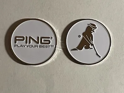 PING 'Play Your Best'  1.5  Heavyweight Double-Sided Medallion Coin Golf Marker • $14