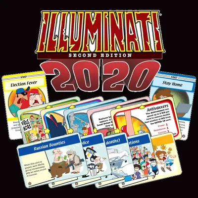 2020 ILLUMINATI PANDEMIC SET Card Game COV1D-19 BLM VACCINES TRUMP MASKS FAUCI • $114.27