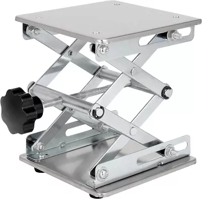 8  X 8  Lab Jack Scissor Stand Platform Laboratory Support Jack Lift Stand Table • $25.99