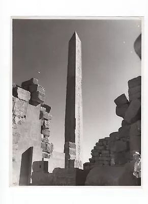 Obelisk At Temple Of Karnak Egypt 1966 Press Photo  • £10