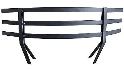 Coal Saver Clip On 16  Large Fire Grate Fireplace Curved Metal Guard Protector • £6.79