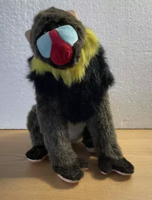 Vintage K & M International Mandrill Baboon Plush Monkey Stuffed Animal Toy 14  • $26.99