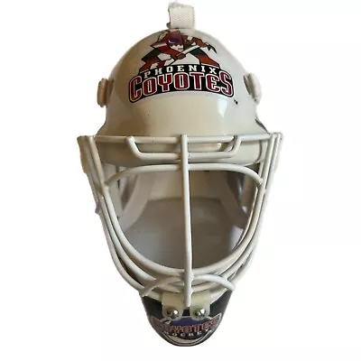 Vintage 90s NHL PCI Phoenix Coyotes Mini Goalie Goaltender Mask Helmet • $55.24