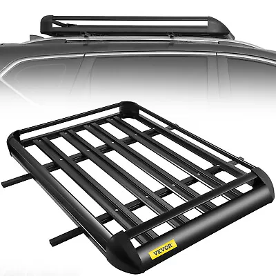 VEVOR Universal Aluminium Roof Rack Basket Car Luggage Cargo Carrier 130 X100cm • $161.49