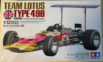 Tamiya 1/12 Team Lotus Type 49B 1968 Model Kit - No. 12053 - Includes Photoetch • £200