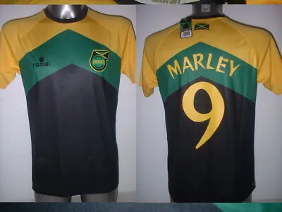 Jamaica Small & Large Bob Marley Reggae Boyz Shirt Jersey Football Soccer BNWT • £34.99