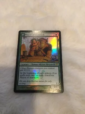 FOIL Mayor Of Avabruck // Howlpack Alpha (Prerelease) (Innistrad) – MTG Promo Ma • $11