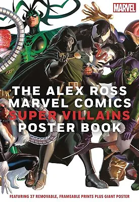 The Alex Ross Marvel Comics Super Villains Poster Book: Featuring 37 Removable F • £21.11