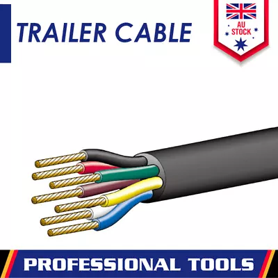 $141.99 • Buy 5 Core / 7 Core Wire Trailer Cable Automotive Car Boat Caravan Coil V90 PVC