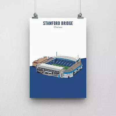 Stamford Bridge Poster Chelsea Football Print • £6.50