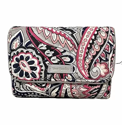 Vera Bradley RFID Riley Compact Wallet In Gramercy Paisley 2019 • $14.95