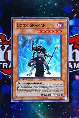 Doom Shaman TAEV-EN025 1st Edition Super Rare Yugioh Card Tactical Evolution • £2.39