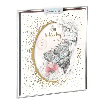 On Your Wedding Day. Beautiful Large Luxury BOXED Me To You Congratulations Card • £7.99